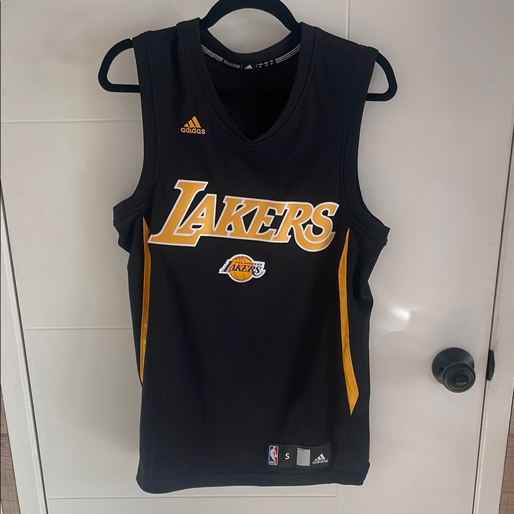 Adidas Black Lakers Basketball Jersey